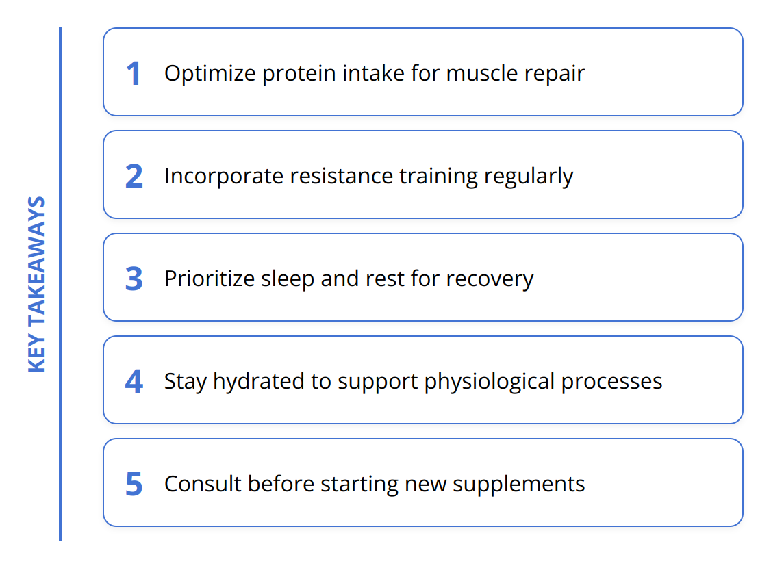 Key Takeaways - Aging Muscle Recovery: Practical Tips