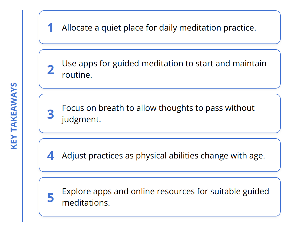 Key Takeaways - Mindfulness Meditation Aging [Beginner's Guide]